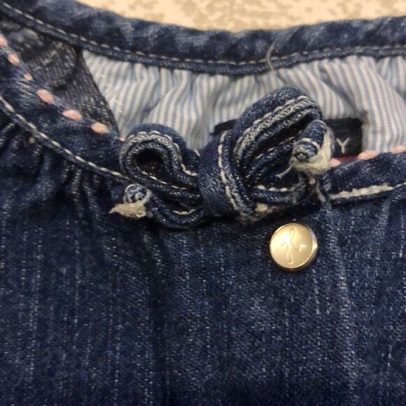Tommy Hilfiger Baby Girls Denim Button Dress - Picture 3 of 8